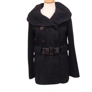 Jay Wool/Cashmere Blend Double Breasted Shawl Collar Winter Coat- Sz. 8